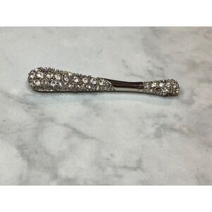 Vintage crystal baseball bat pendant